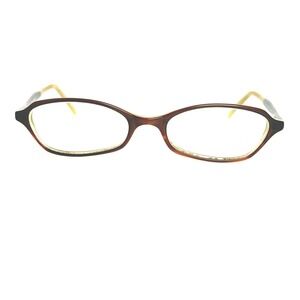 Nicole Miller Riviera Rita Spice Brown Eyeglasses Frames 50-17-140 Oval Women